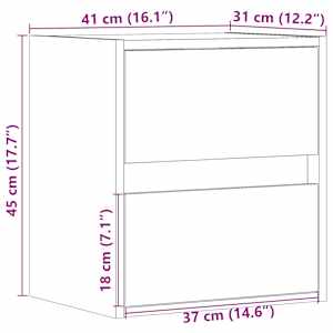 Nástěnná TV skříňka s LED osvětlením černá 41 x 31 x 45 cm - obrázek 15