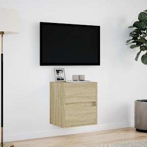 Nástěnná TV skříňka s LED osvětlením dub sonoma 41 x 31 x 45 cm - obrázek 4