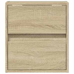 Nástěnné TV skříňky s LED osvětlením 2 ks dub sonoma 41x31x45cm - obrázek 6