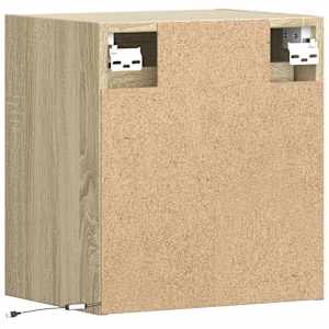 Nástěnné TV skříňky s LED osvětlením 2 ks dub sonoma 41x31x45cm - obrázek 8