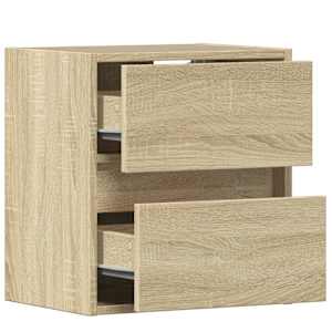 Nástěnné TV skříňky s LED osvětlením 2 ks dub sonoma 41x31x45cm - obrázek 9