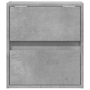Nástěnná TV skříňka s LED osvětlením betonově šedá 41x31x45 cm - obrázek 6