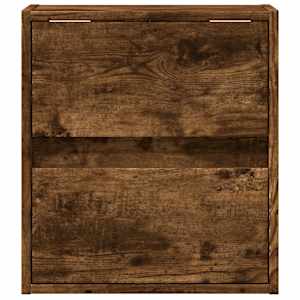 Nástěnná TV skříňka s LED osvětlením kouřový dub 41x31x45 cm - obrázek 6