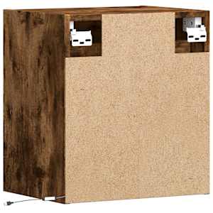 Nástěnná TV skříňka s LED osvětlením kouřový dub 41x31x45 cm - obrázek 8