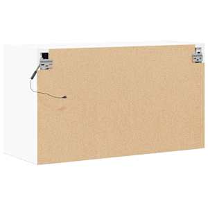 Nástěnná TV skříňka s LED osvětlením bílá 80 x 31 x 45 cm - obrázek 8