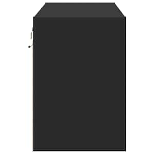 Nástěnná TV skříňka s LED osvětlením černá 80 x 31 x 45 cm - obrázek 7