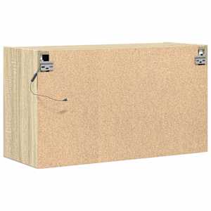 Nástěnná TV skříňka s LED osvětlením dub sonoma 80 x 31 x 45 cm - obrázek 8