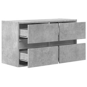 Nástěnná TV skříňka s LED osvětlením betonově šedá 80x31x45 cm - obrázek 9