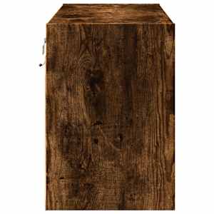 Nástěnná TV skříňka s LED osvětlením kouřový dub 80x31x45 cm - obrázek 7