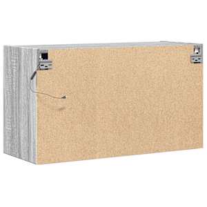 Nástěnná TV skříňka s LED osvětlením šedá sonoma 80x31x45 cm - obrázek 8