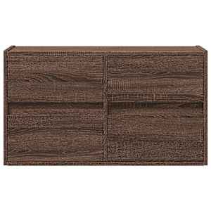 Nástěnná TV skříňka s LED osvětlením hnědý dub 80 x 31 x 45 cm - obrázek 6