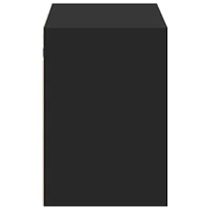 Nástěnná TV skříňka s LED osvětlením černá 100 x 31 x 45 cm - obrázek 7