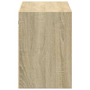 Nástěnná TV skříňka s LED osvětlením dub sonoma 100x31x45 cm - obrázek 7