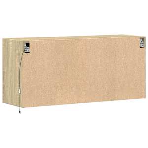 Nástěnná TV skříňka s LED osvětlením dub sonoma 100x31x45 cm - obrázek 8