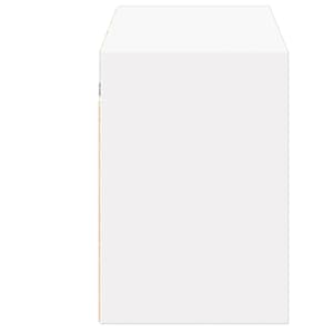 Nástěnná TV skříňka s LED osvětlením bílá 130 x 31 x 45 cm - obrázek 7