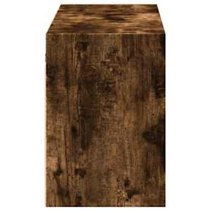 Nástěnná TV skříňka s LED osvětlením kouřový dub 130x31x45 cm - obrázek 7