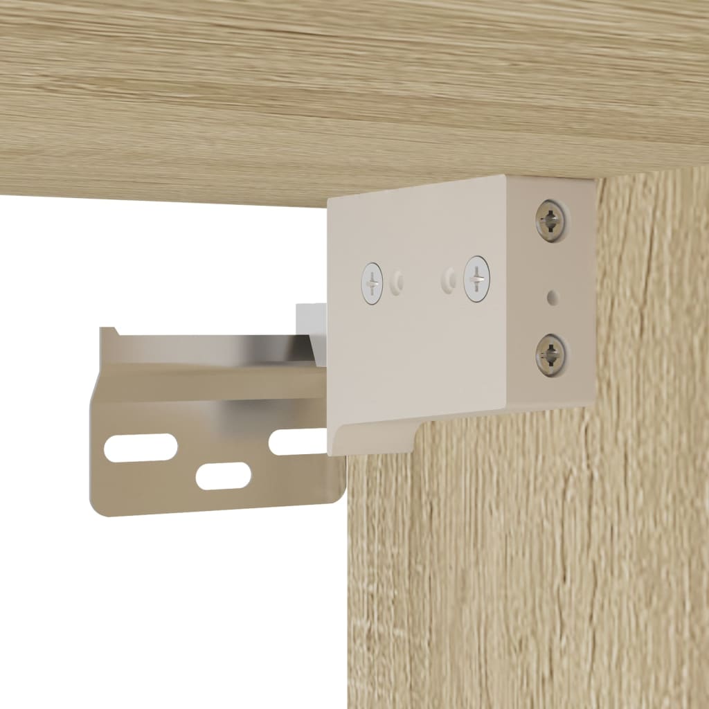 Nástěnná TV skříňka s LED osvětlením dub sonoma 41 x 31 x 45 cm - obrázek 14
