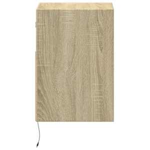 Nástěnná TV skříňka s LED osvětlením dub sonoma 41 x 31 x 45 cm - obrázek 7