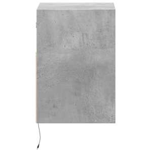 Nástěnné TV skříňky s LED 2 ks betonově šedé 41 x 31 x 45 cm - obrázek 7