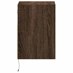 Nástěnná TV skříňka s LED osvětlením hnědý dub 41 x 31 x 45 cm - obrázek 7