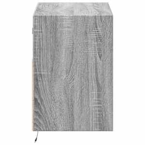 Nástěnná TV skříňka s LED osvětlením šedá sonoma 80x31x45 cm - obrázek 7