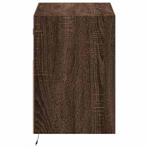 Nástěnná TV skříňka s LED osvětlením hnědý dub 80 x 31 x 45 cm - obrázek 7