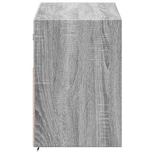 Nástěnná TV skříňka s LED osvětlením šedá sonoma 100x31x45 cm - obrázek 7
