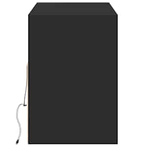 Nástěnná TV skříňka s LED osvětlením černá 130 x 31 x 45 cm - obrázek 7