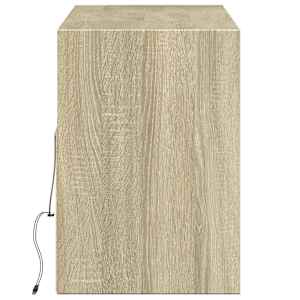 Nástěnná TV skříňka s LED osvětlením dub sonoma 130x31x45 cm - obrázek 7
