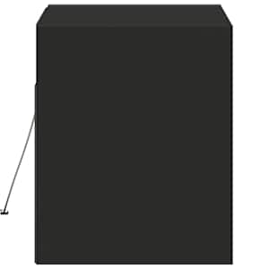 Nástěnná TV skříňka s LED osvětlením černá 80 x 31 x 35 cm - obrázek 7