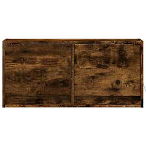 Nástěnná TV skříňka s LED osvětlením kouřový dub 80x31x35 cm - obrázek 6