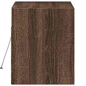 Nástěnná TV skříňka s LED osvětlením hnědý dub 80 x 31 x 35 cm - obrázek 7
