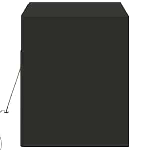 Nástěnná TV skříňka s LED osvětlením černá 100 x 31 x 35 cm - obrázek 7