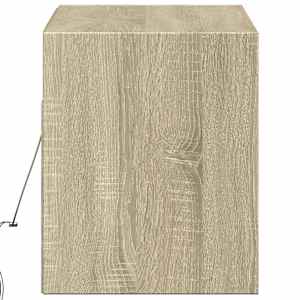 Nástěnná TV skříňka s LED osvětlením dub sonoma 100x31x35 cm - obrázek 7