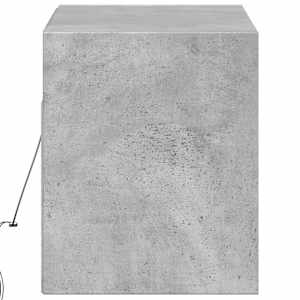 Nástěnná TV skříňka s LED osvětlením betonově šedá 100x31x35 cm - obrázek 7