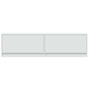 Nástěnná TV skříňka s LED osvětlením bílá 140 x 31 x 38 cm - obrázek 6
