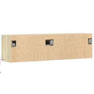 Nástěnná TV skříňka s LED osvětlením dub sonoma 140x31x38 cm - obrázek 8