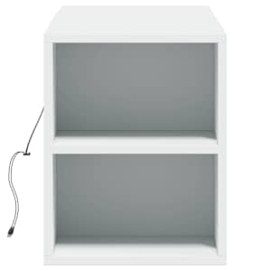 Nástěnná TV skříňka s LED osvětlením bílá 135 x 31 x 39,5 cm - obrázek 7