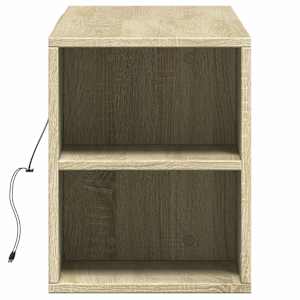 Nástěnná TV skříňka s LED osvětlením dub sonoma 135x31x39,5 cm - obrázek 7