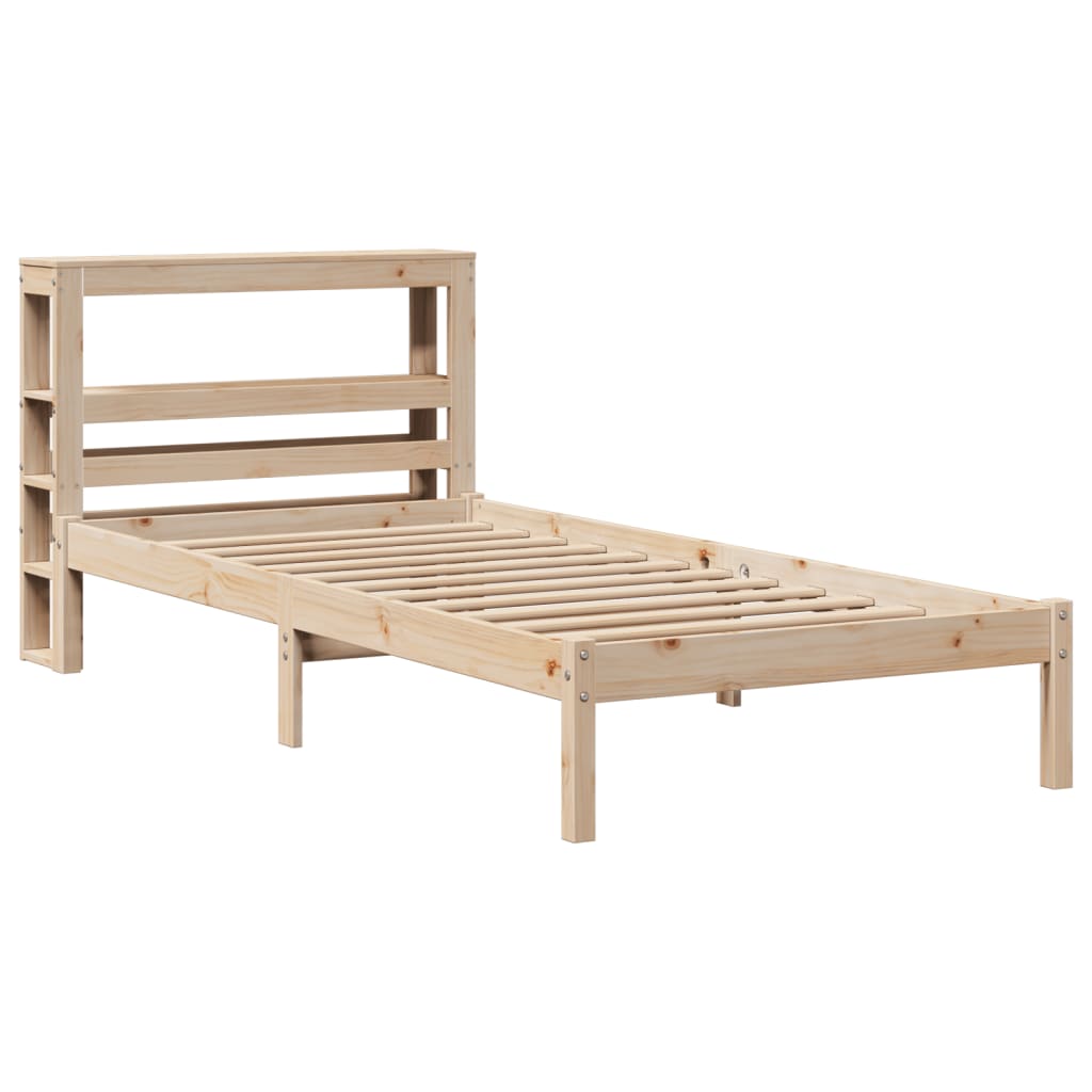 vidaXL Bedframe zonder matras massief grenenhout 90x190 cm afbeelding