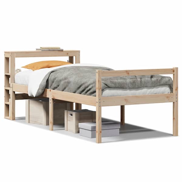 vidaXL vanemate inimeste voodiraam peatsiga, 75 x 190 cm, m&auml;nnipuit