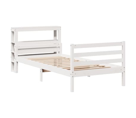 vidaXL S&auml;ngynrunko s&auml;ngynrungolla valkoinen 100x200 cm t&auml;ysi m&auml;nty