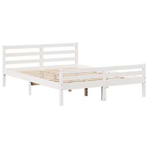 Rám postele s čelem 160 x 200 cm masivní borové dřevo - obrázek 7