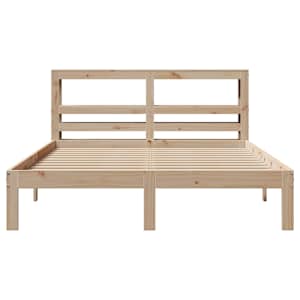 Rám postele s čelem 120 x 200 cm masivní borové dřevo - obrázek 4