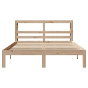 Rám postele s čelem 160 x 200 cm masivní borové dřevo - obrázek 4