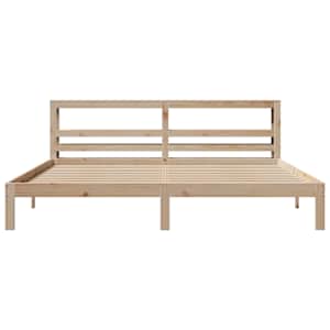 Rám postele s čelem 180 x 200 cm masivní borovice - obrázek 4