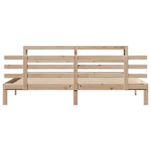 Rám postele s čelem 180 x 200 cm masivní borovice - obrázek 4