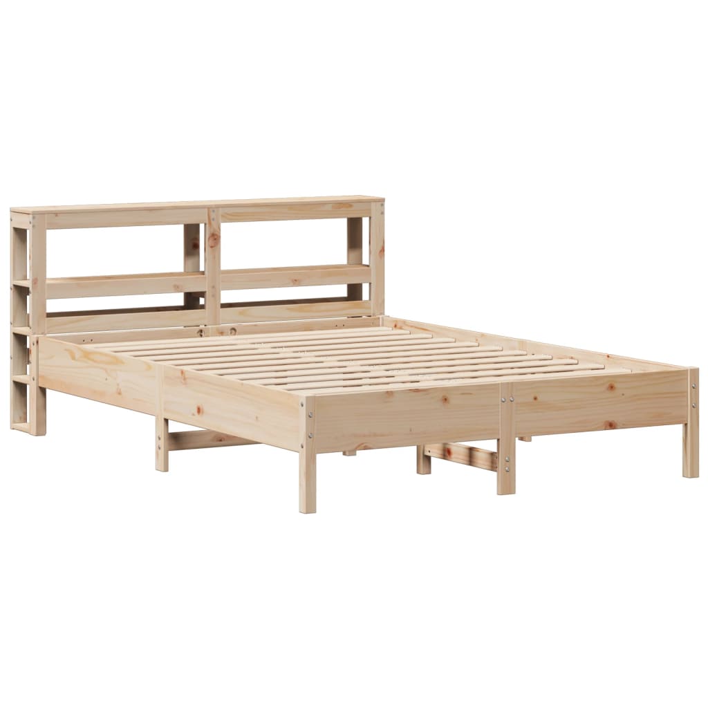 vidaXL Bedframe zonder matras massief grenenhout 150x200 cm afbeelding