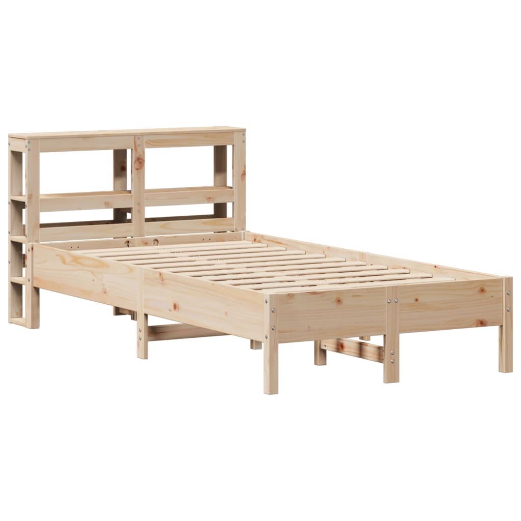 vidaXL Bedframe zonder matras massief grenenhout 120x190 cm afbeelding