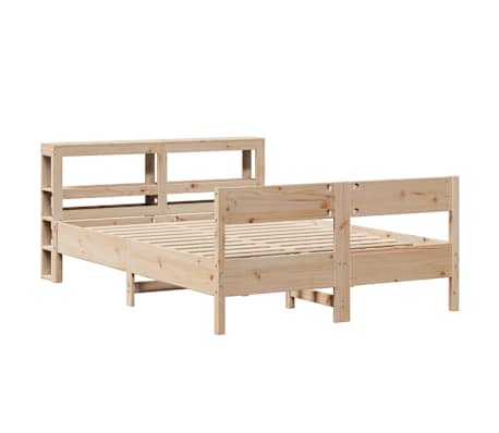 vidaXL Sengeramme uten madrass 150x200 cm heltre furu